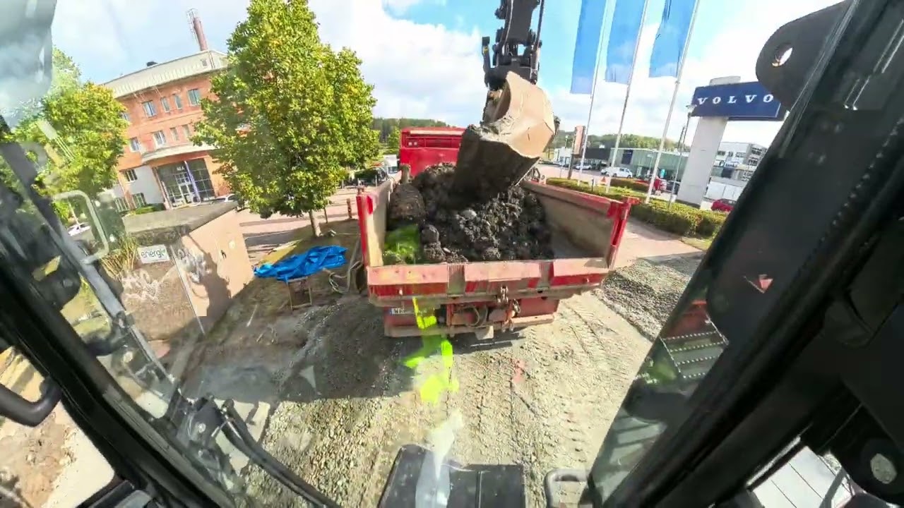 Byte av vägtrumma Del 3/Road drum replacement part 3