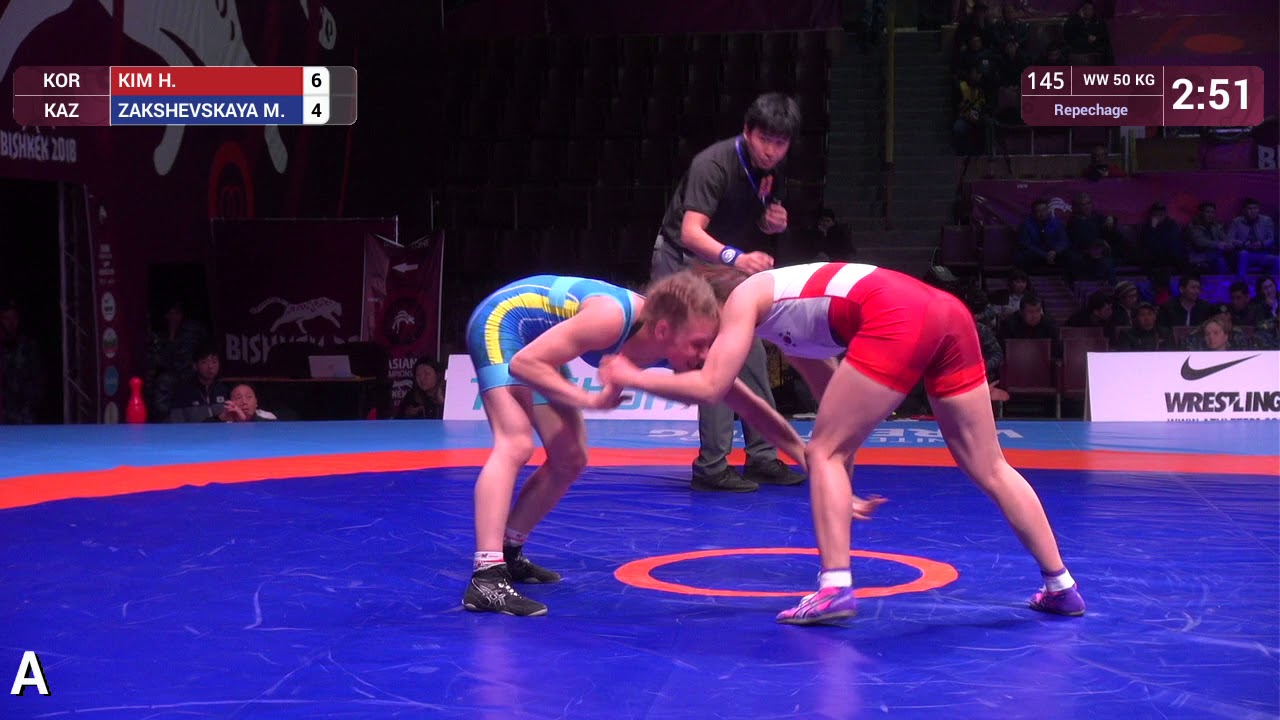 Repechage WW - 50 kg: H. KIM (KOR) v. M. ZAKSHEVSKAYA (KAZ)
