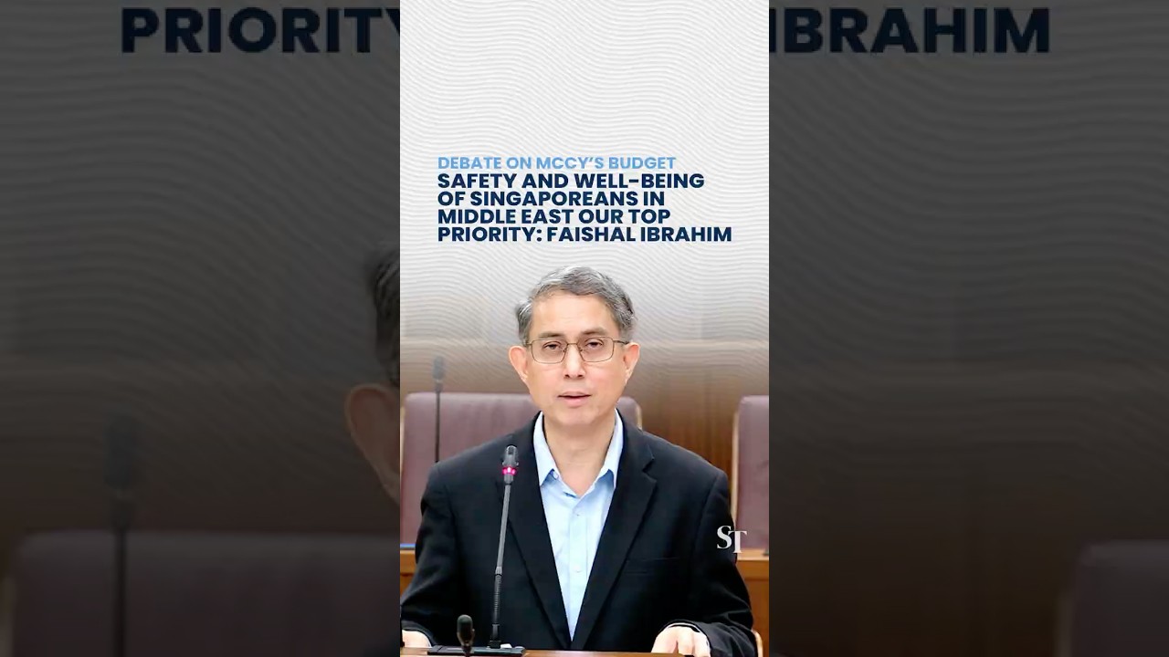 Faishal Ibrahim: Singapore ready to render support for those affected by Middle East crisis