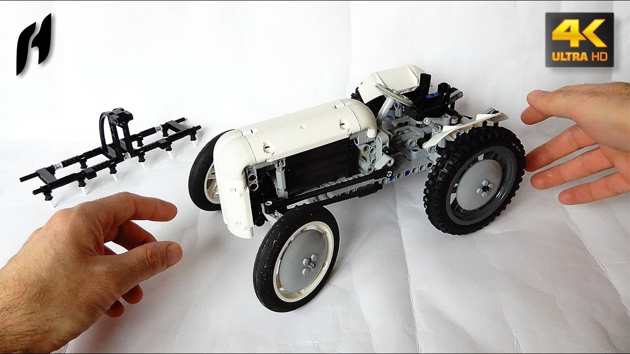 How to Build a Lego Technic Massey Ferguson TE20 (MOC - 4K)