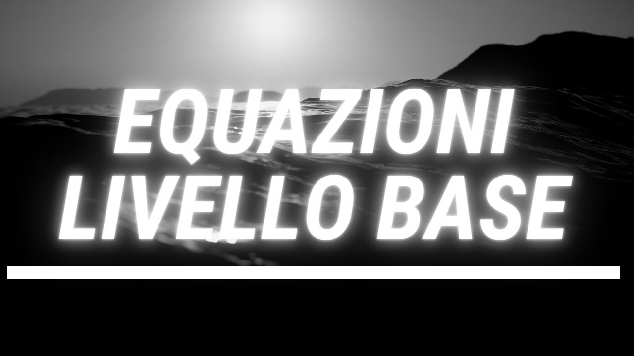Equazioni 1° grado: la legge del trasporto e il secondo principio di equivalenza