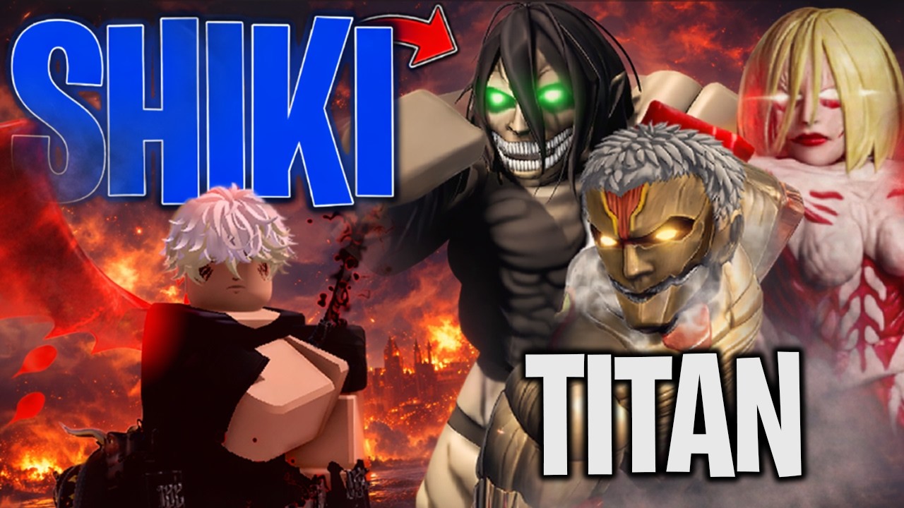 J'ai Jouer SHIKI contre tous les TITANS dans Attack On Titan Revolutions !