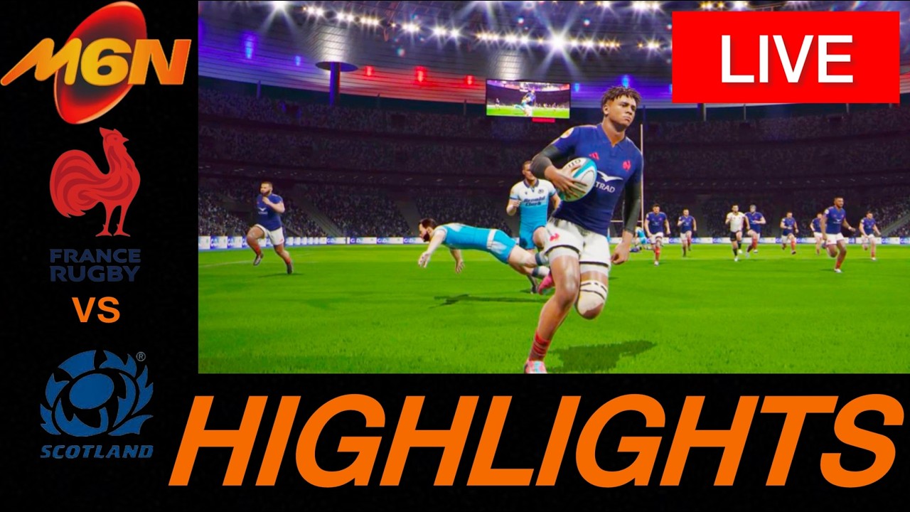 France v Scotland Live | MEN'S SIX NATIONS 2026 | rugby 25