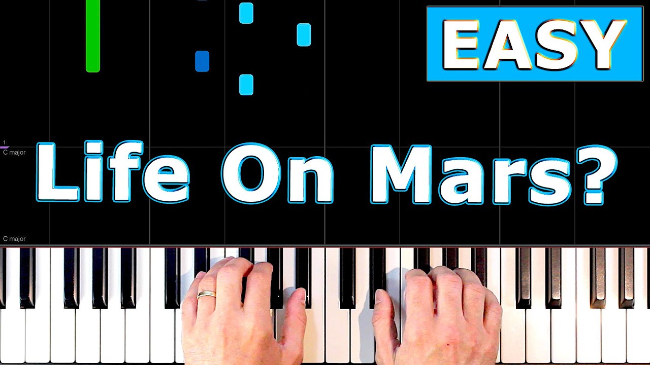 David Bowie - Life On Mars - EASY Piano Tutorial