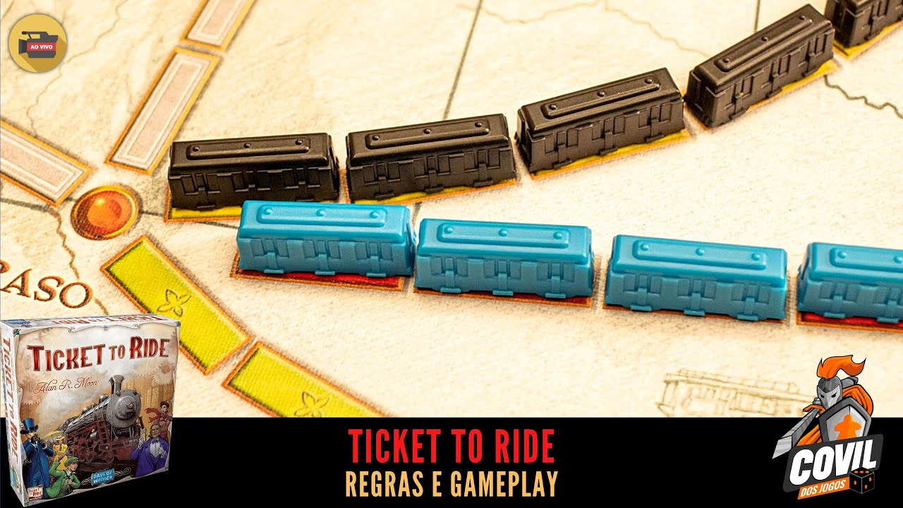 Ticket to Ride - Gameplay Ao Vivo