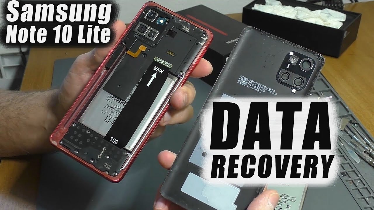 No image / Not charging | Samsung Note 10 Lite smartphone (SM-N770F) (Data recovery)