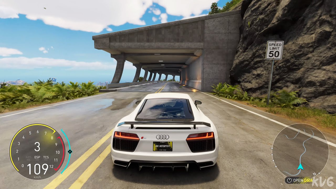The Crew Motorfest - Audi R8 V10 Plus Coupe 2016 - Open World Free Roam Gameplay (XSX UHD) [4K60FPS]