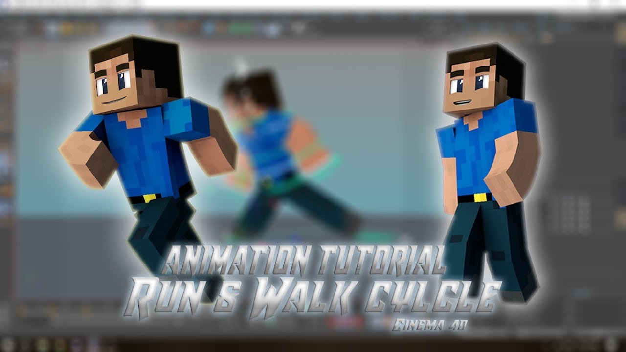 C4D Animation TUTORIAL #1 ! ~ How To make Walk and run Cycle ( INDONESIAN ) 150 Like?