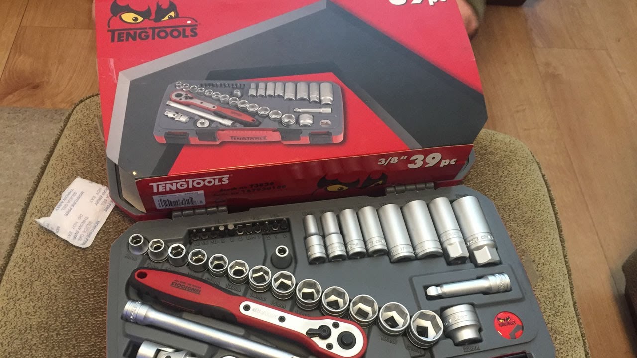 Teng T3839 3/8-inch Socket Set Metric Drive (39 Pieces) - Mini Review