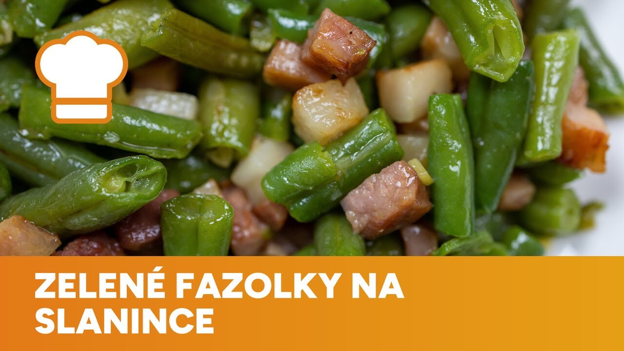 Zelené fazolky na slanince: Výtečný křupavý předkrm nebo příloha.
