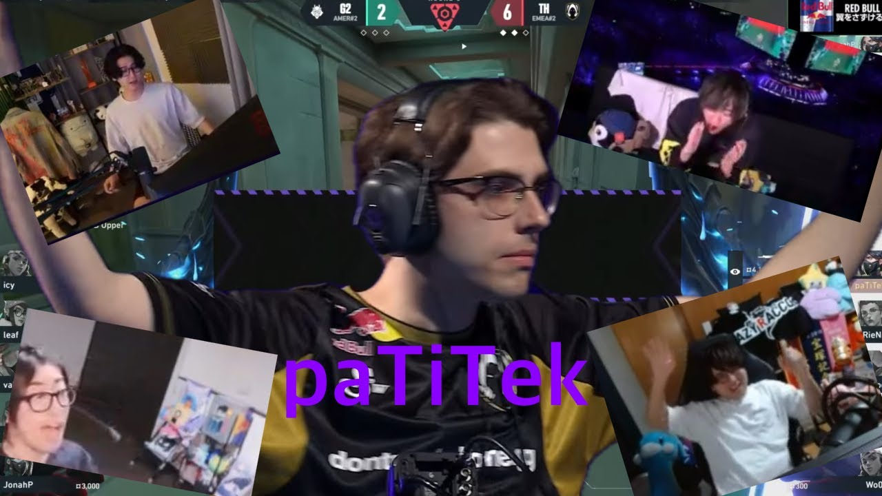 [TH vs G2] 最強助っ人paTiTekによる1HP ACEの有名実況者の反応