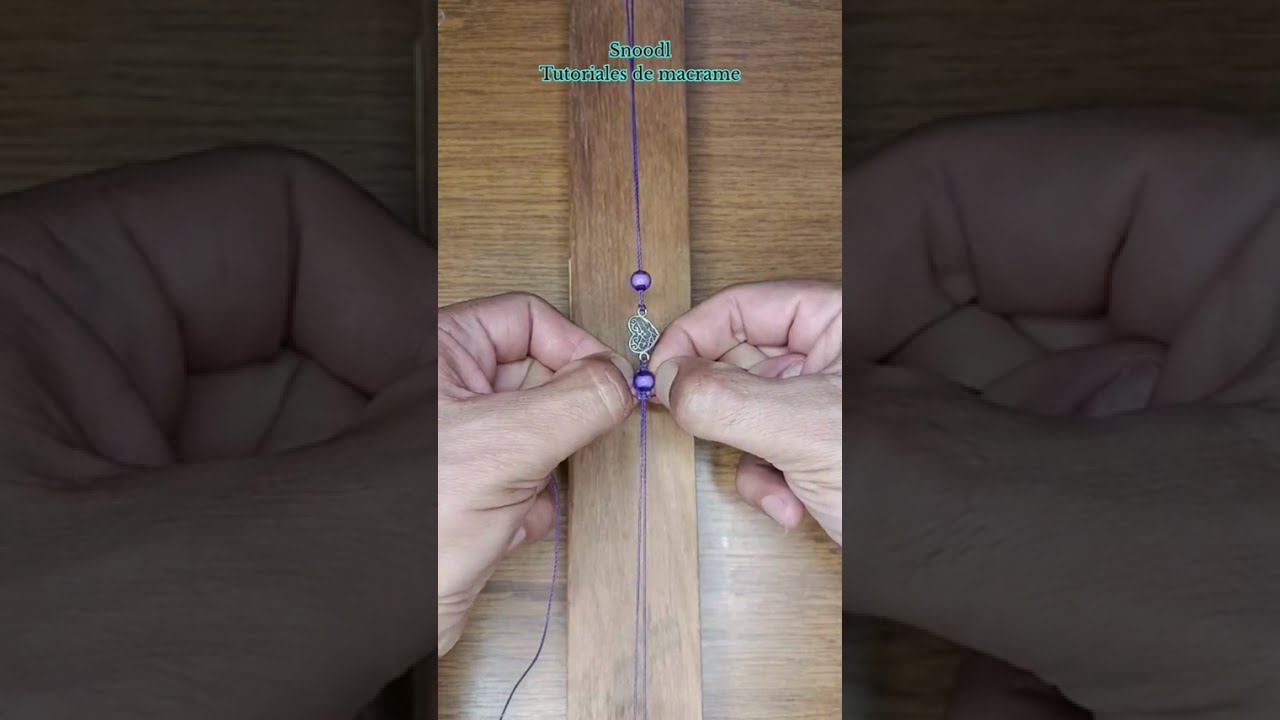 PULSERA HECHO A MANO #pulserashechasamano #bracelet #tutorialmacrame