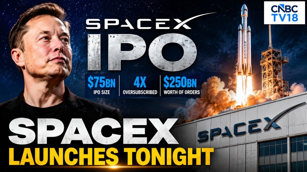 Сегодня вечером SpaceX дебютирует на Nasdaq в рамках крупнейшего в истории IPO стоимостью $75 млр...