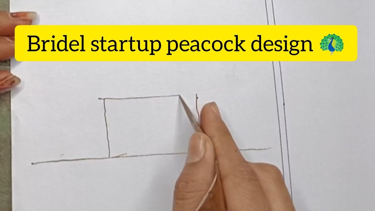 Bridel startup peacock design 🦚🥰|| easy design|| 2026 new design for bridel