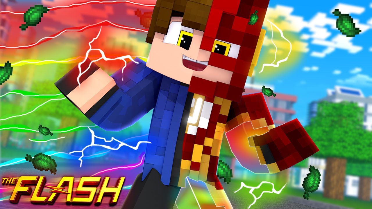 Minecraft - FLASH Powers - A NOVA ARMADURA DO FLASH COLORIDO ! Ep 3
