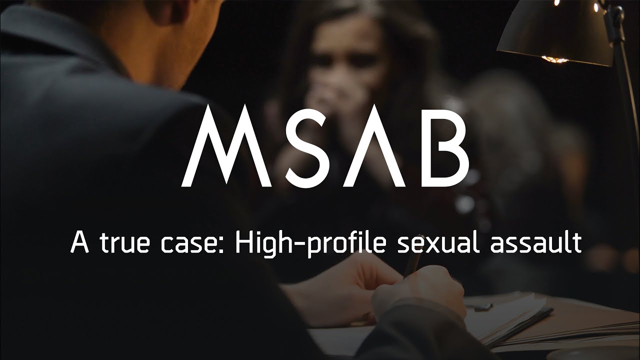 A true case: High-profile sexual assault