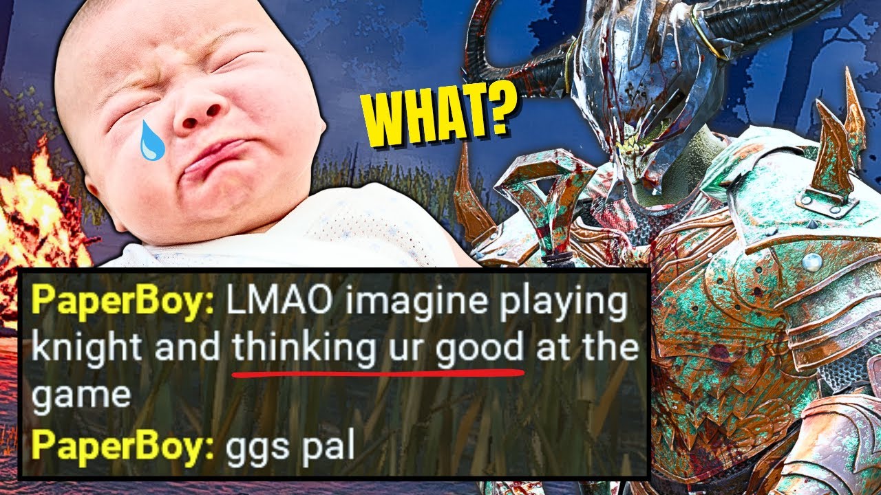 SALTY Survivor Can't Handle That My Knight Outplayed Them | Dead By Daylight