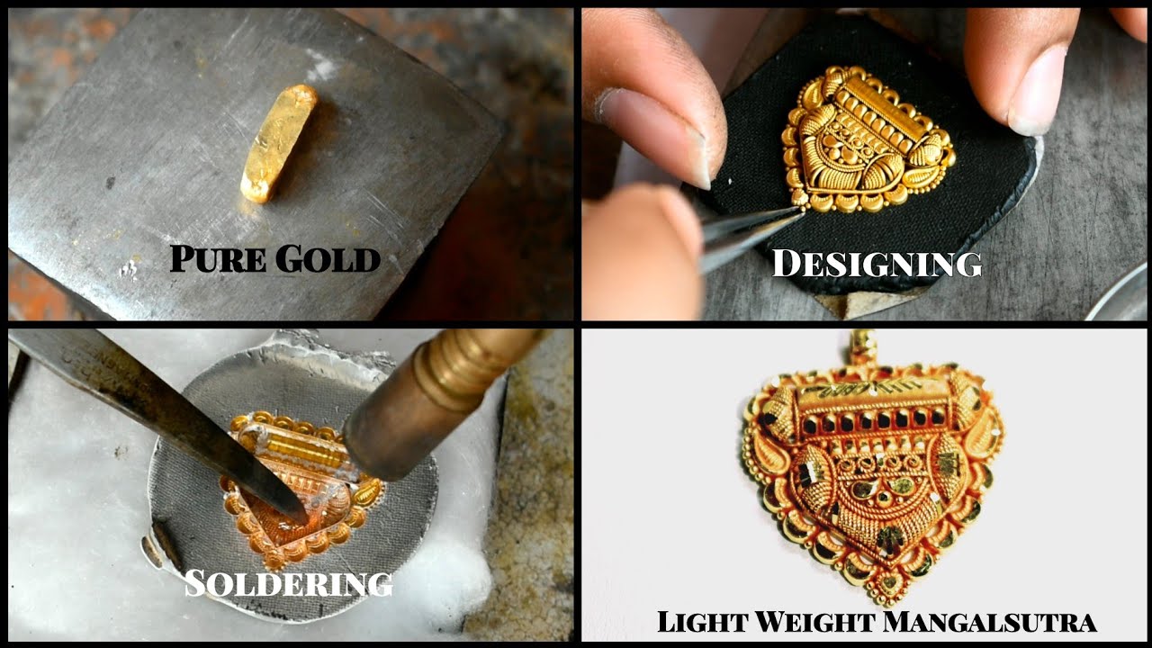 Making Light Weight Mangalsutra Design | Jewellery Making - Gold Smith Jack