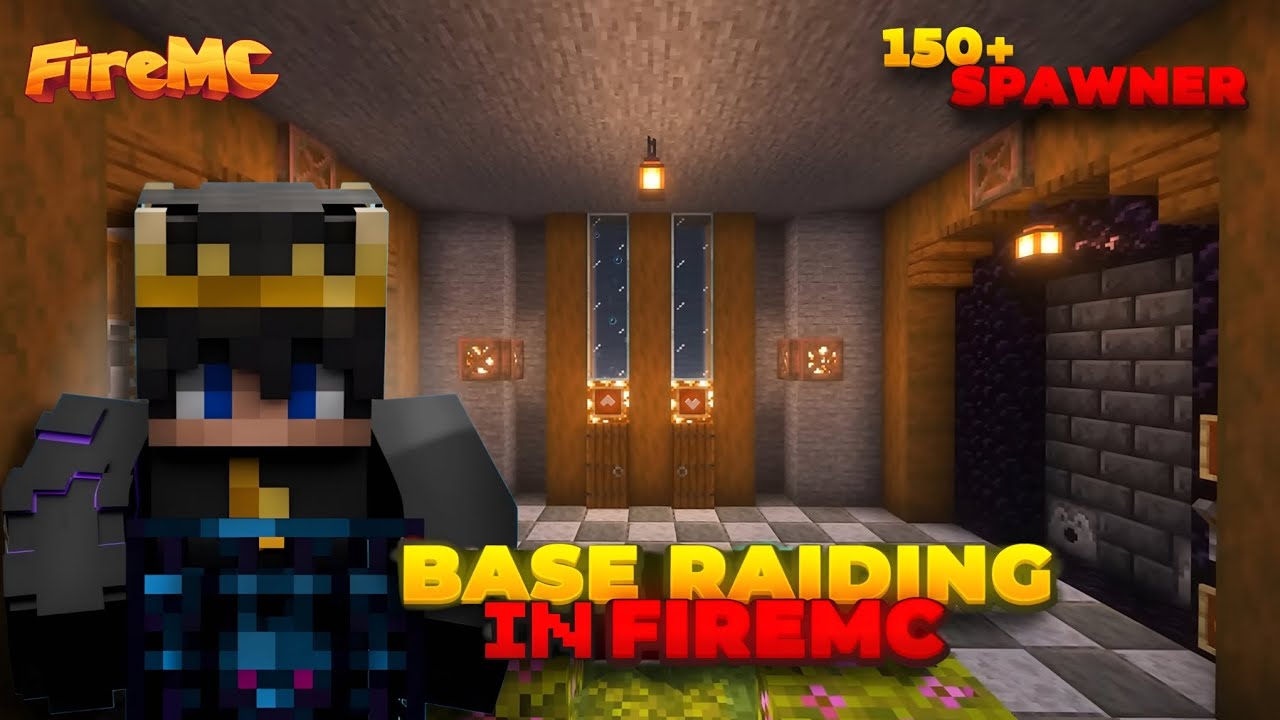 I got 150+ spawner in Fire MC while raiding a base #firemc #laptasmp
