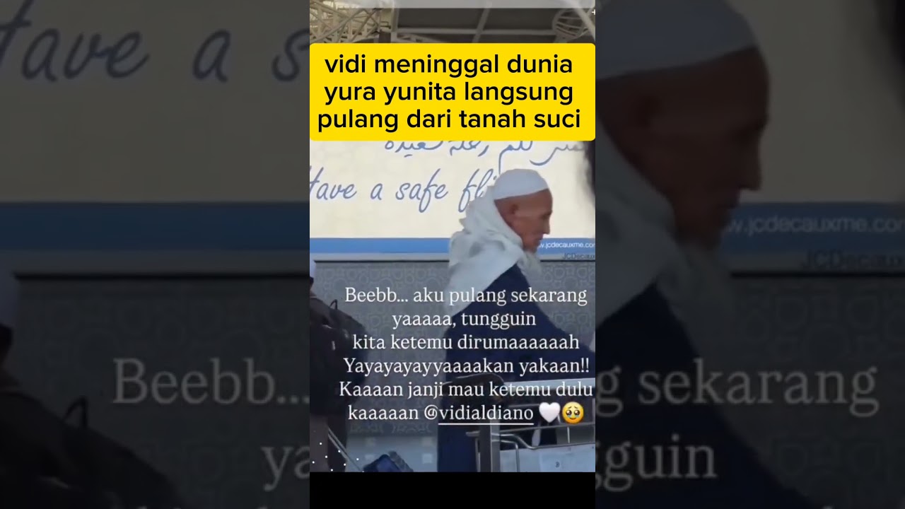 yunita langsung pulang umroh