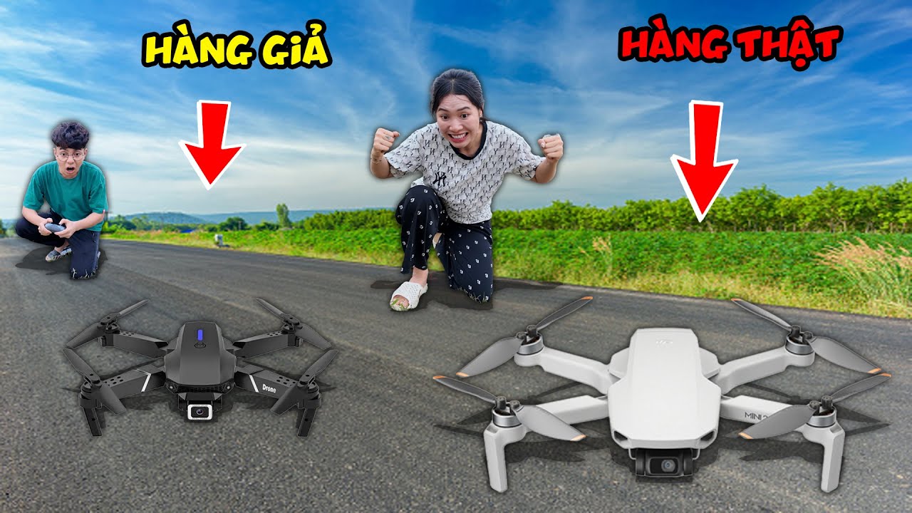 Thắng Tê Tê Bị Lừa Mua Phải Chiếc FlyCam Giả 100K và Chiếc FlyCam 10 Triệu