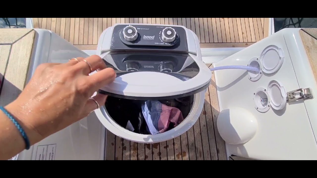 Mini Çamaşır Makinasının Yelkenlide Kullanımı ve Rahatlığı
