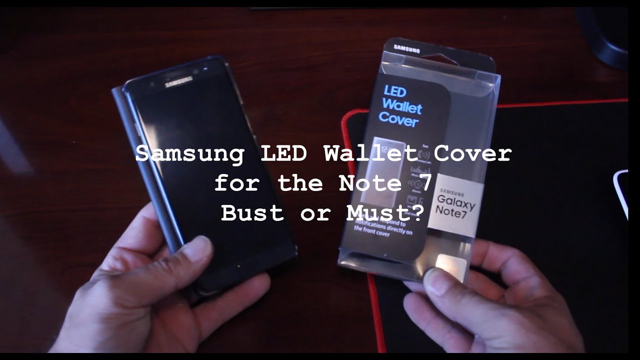 Samsung - LED Wallet Flip Cover for Samsung Galaxy Note 7