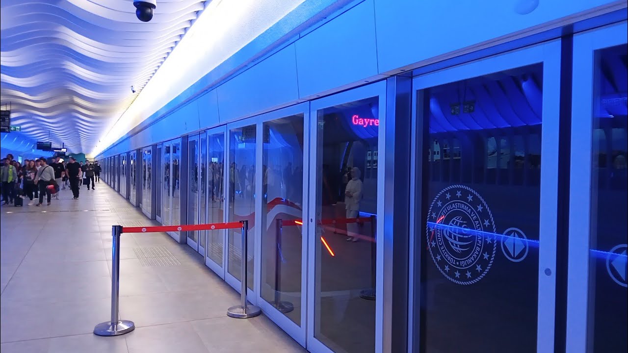 İstanbul'da M11 ile Arnavutköy Hastane - Gayrettepe Arası Metro ile Seyahat