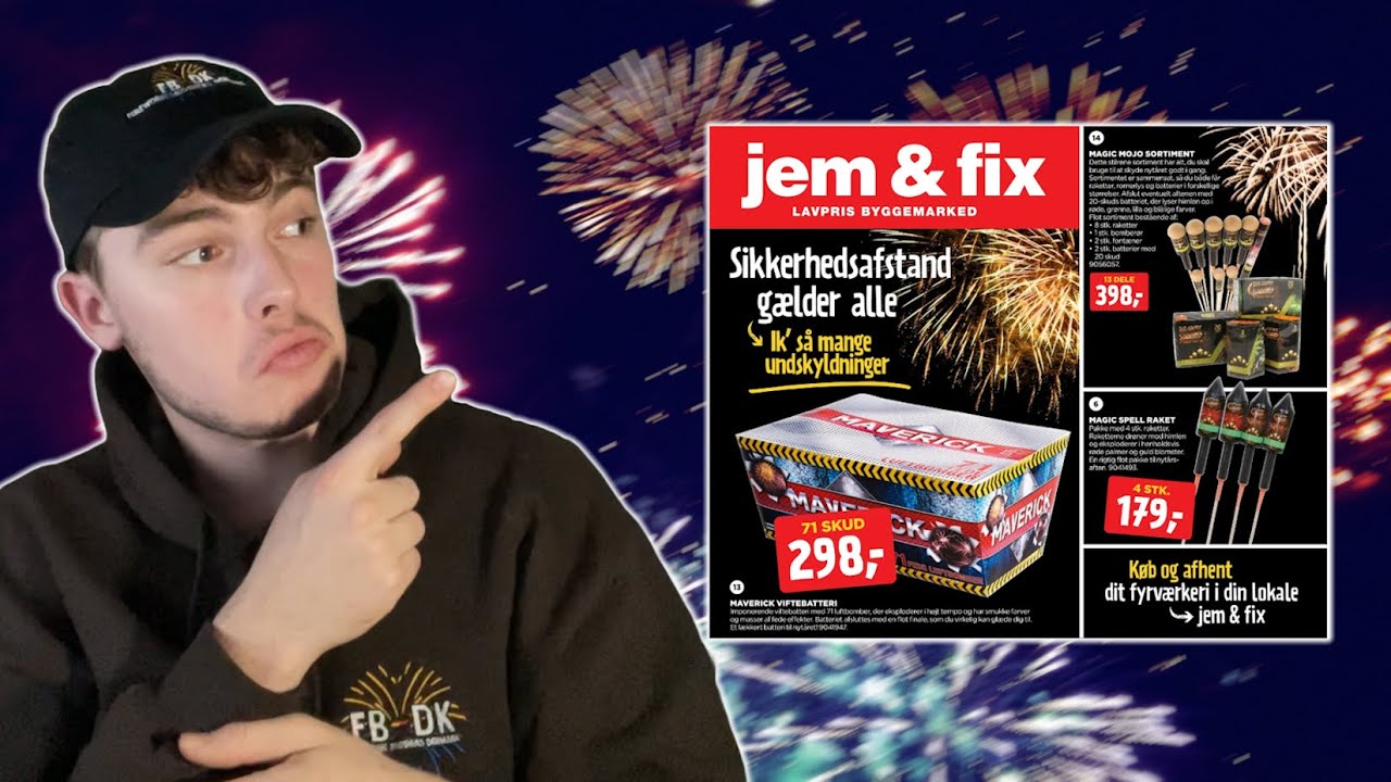 Et Kig På Jem & Fix' Nye Fyrværkeri Katalog | 2023-2024
