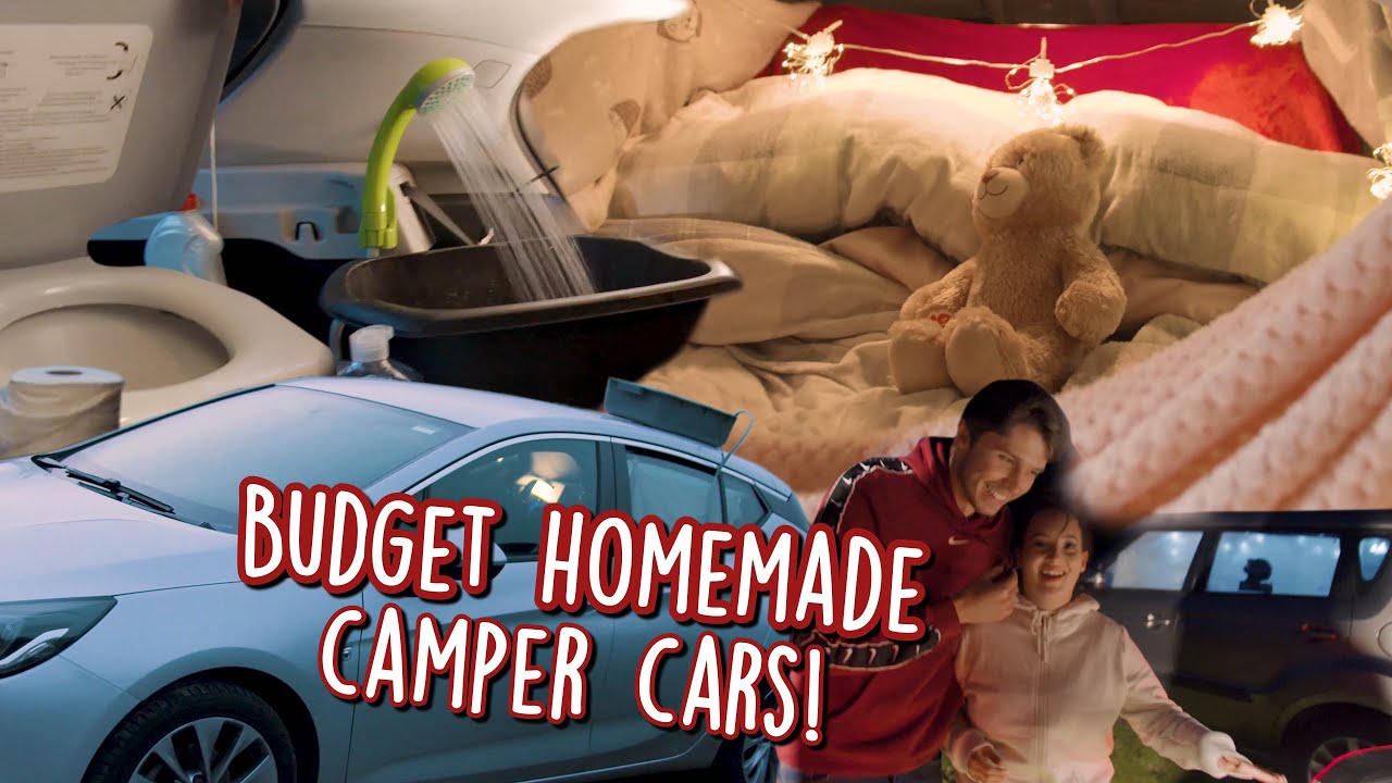 INSANE CAMPER CARS: 2 Bed Vauxhall Astra with Toilet & Sink - Budget Car Camping Challenge