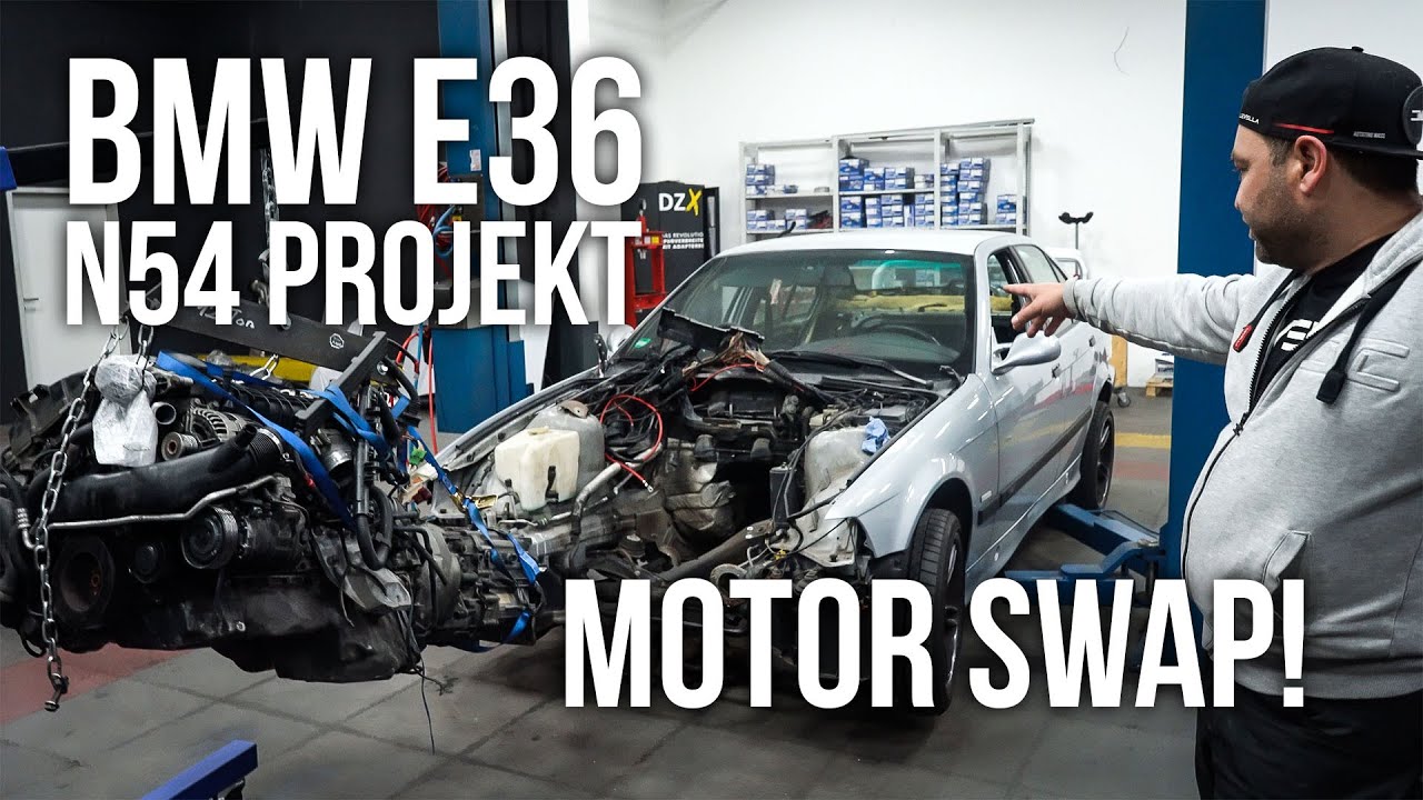 LEVELLA | BMW E36 N54 Projekt | Motor Swap - Alter raus, neuer rein!
