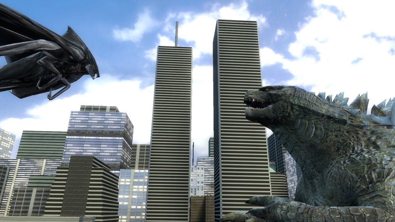 Godzilla vs MUTO Animation Test Gmod.