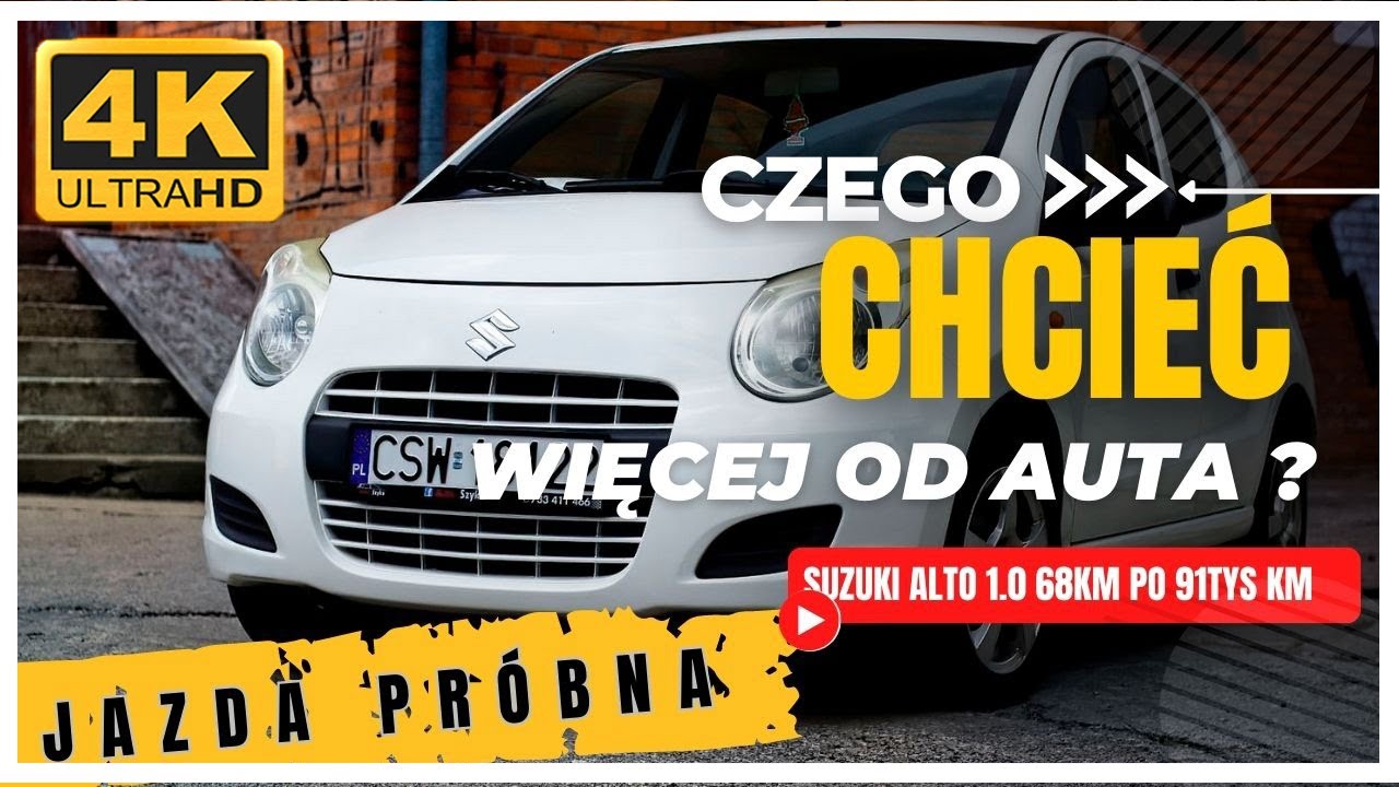 SUZUKI ALTO VI 1.0 68KM 50KW - 2011- JAZDA PRÓBNA - TEST