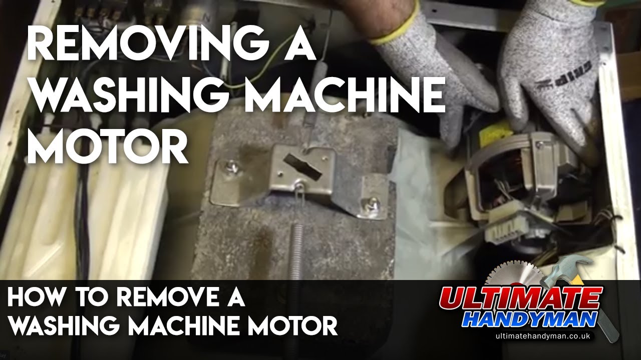 How to remove a Washing machine motor  |  washing machine repair