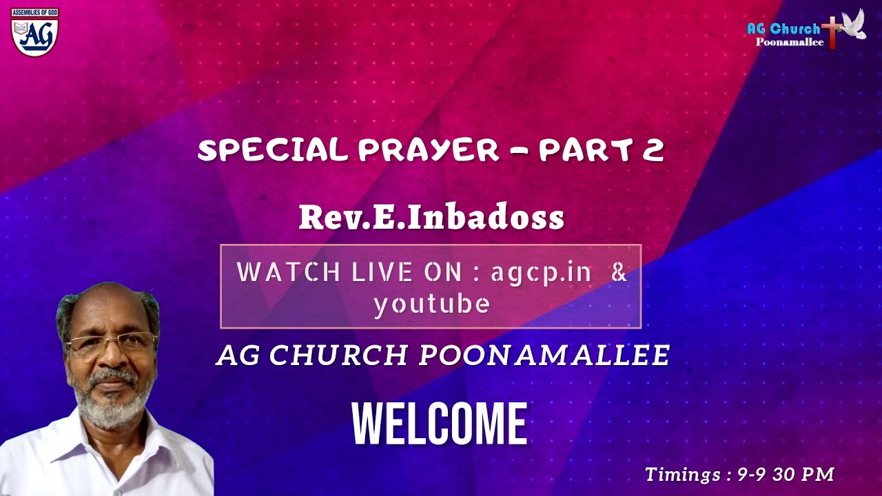 🔴Live | SPECIAL PRAYER - PART 2 | Day 30 | Rev.E.Inbadoss