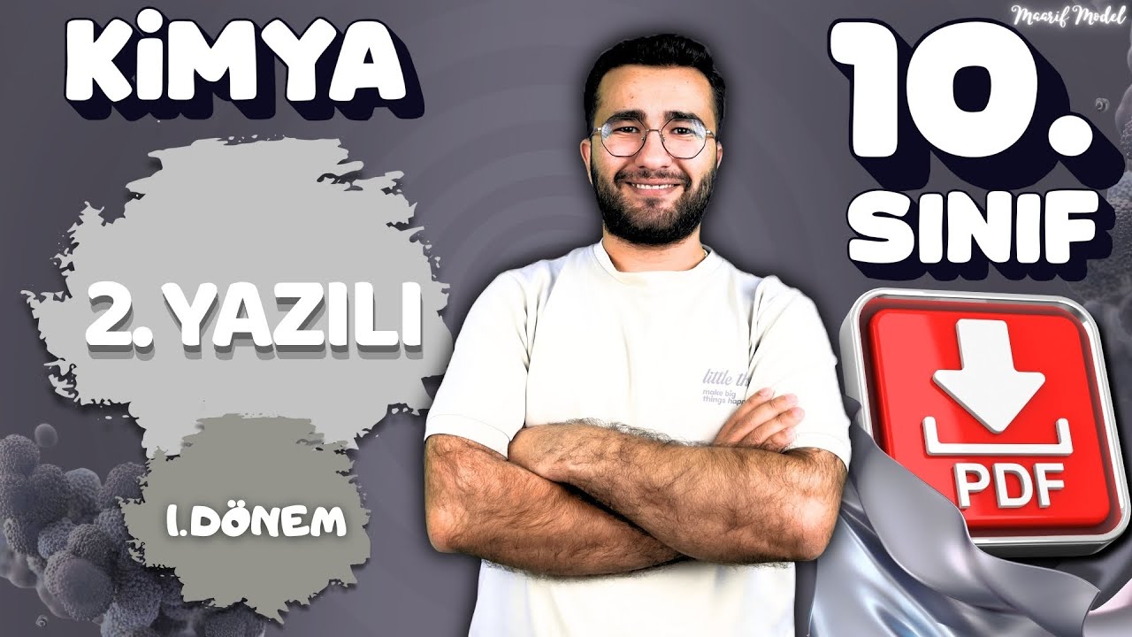 10. Sınıf Kimya 1. Dönem 2. Yazılı / Konu Anlatımı / Soru Çözümü #10sınıf #ens #kimya #yazılı #mol 