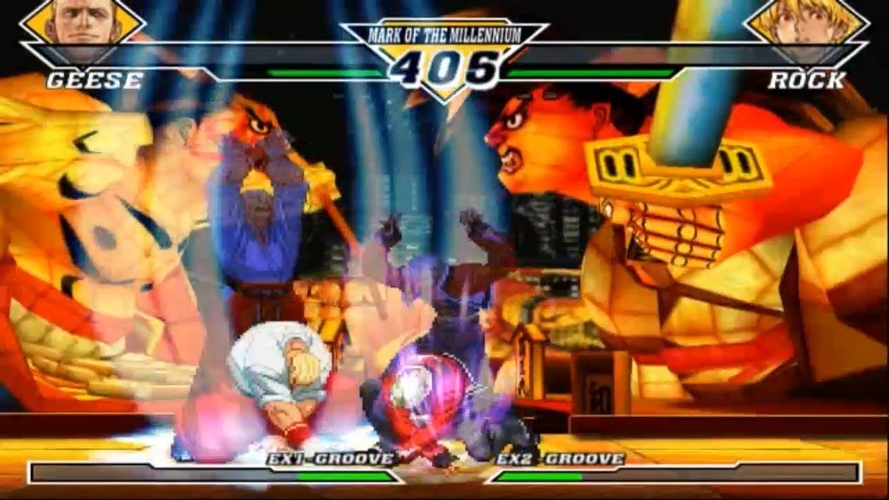 [TAS] Geese Howard VS Rock Howard (Capcom vs SNK 2: Mark of The Millenium)