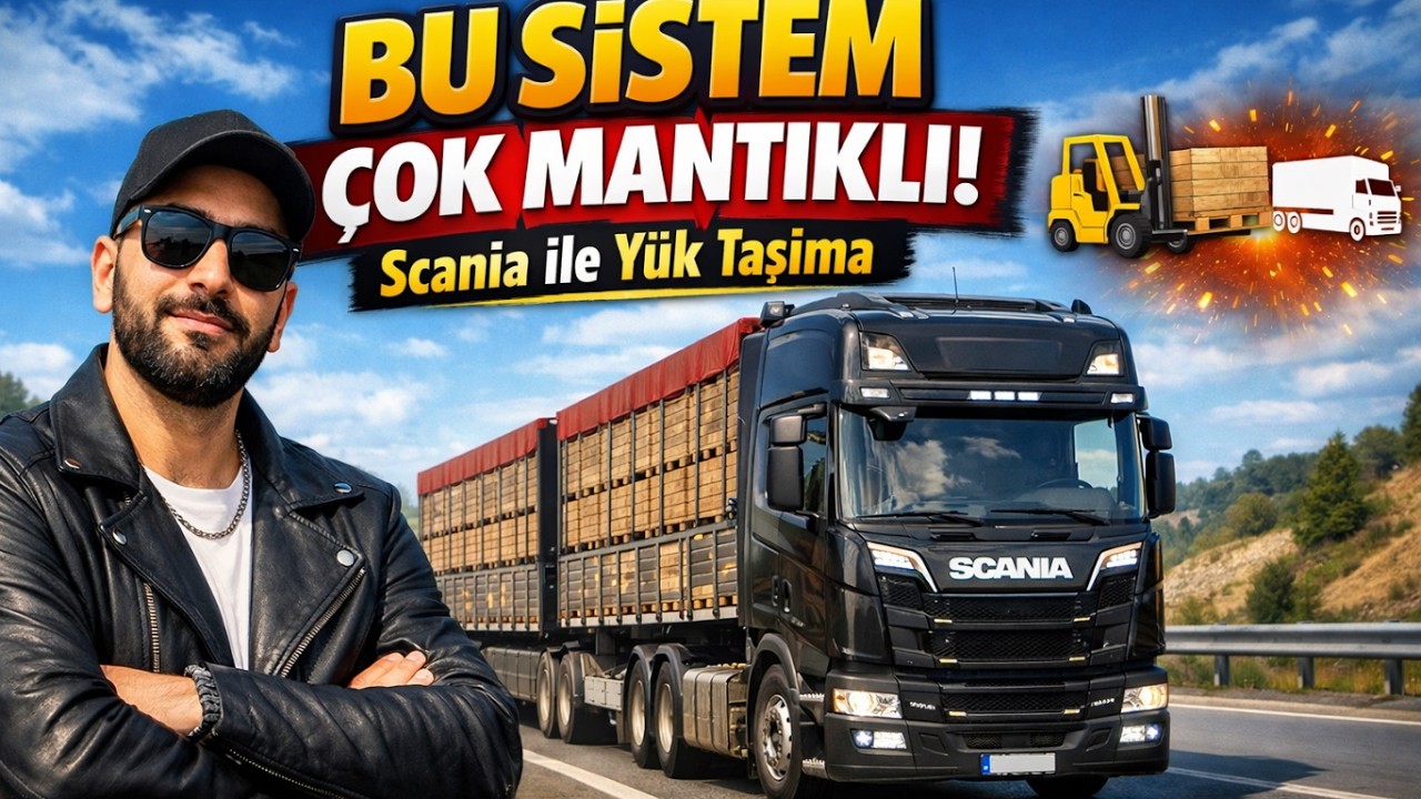 Bu Sistem Çok Mantıklı! Scania ile Yük Taşıma