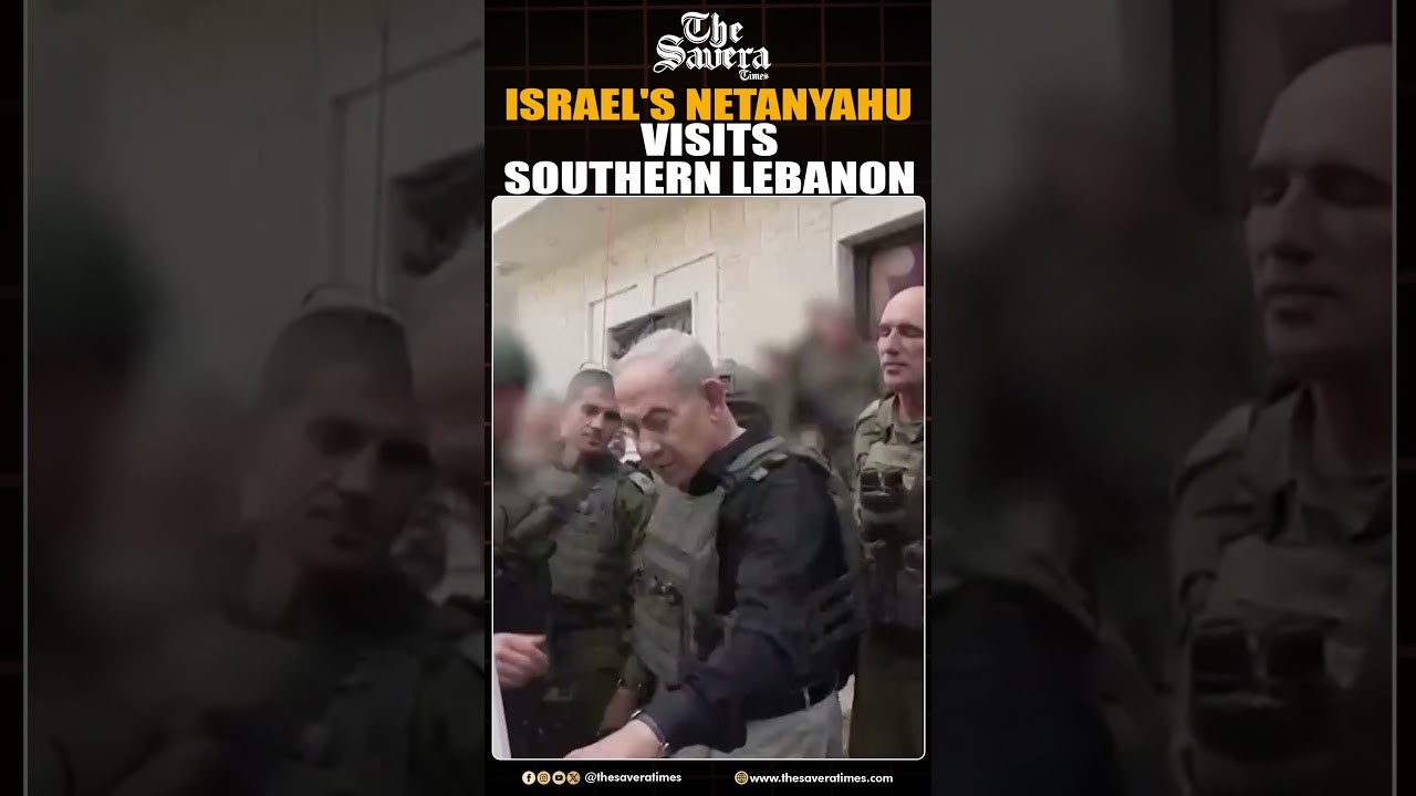 Israel's Prime Minister Netanyahu visits occupied southern Lebanon, commends the army