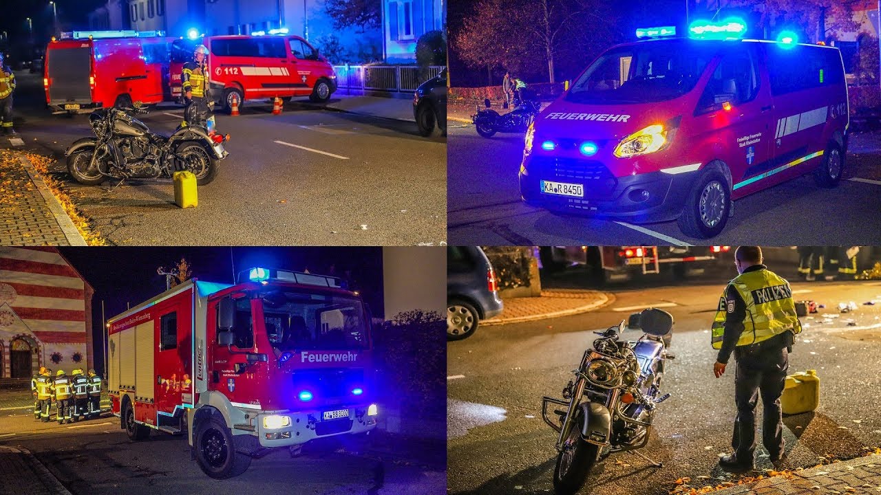 TÖDLICHE UNFALLTRAGÖDIE [LÖSCHFAHRZEUG kollidiert mit MOTORRAD] ~ Biker stirbt ~ | NOTFALLSEELSORGER