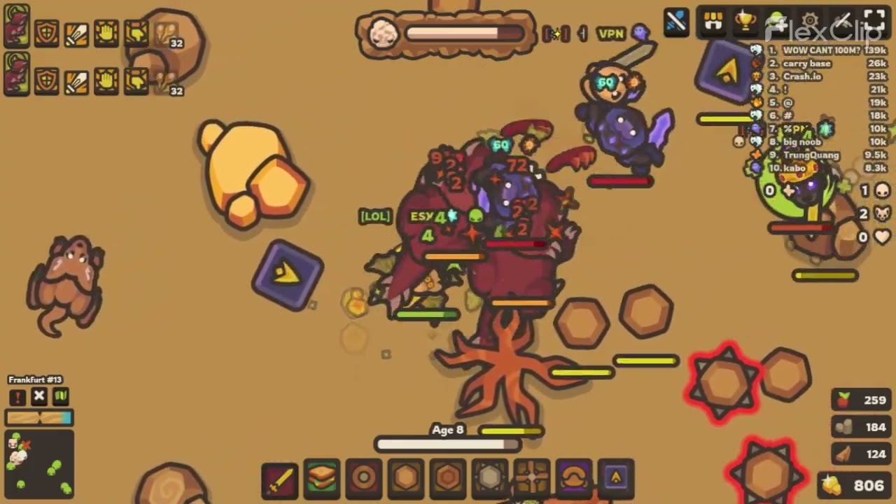 Taming.io KILLS, 1V1S & TRIPLE COMPILATION