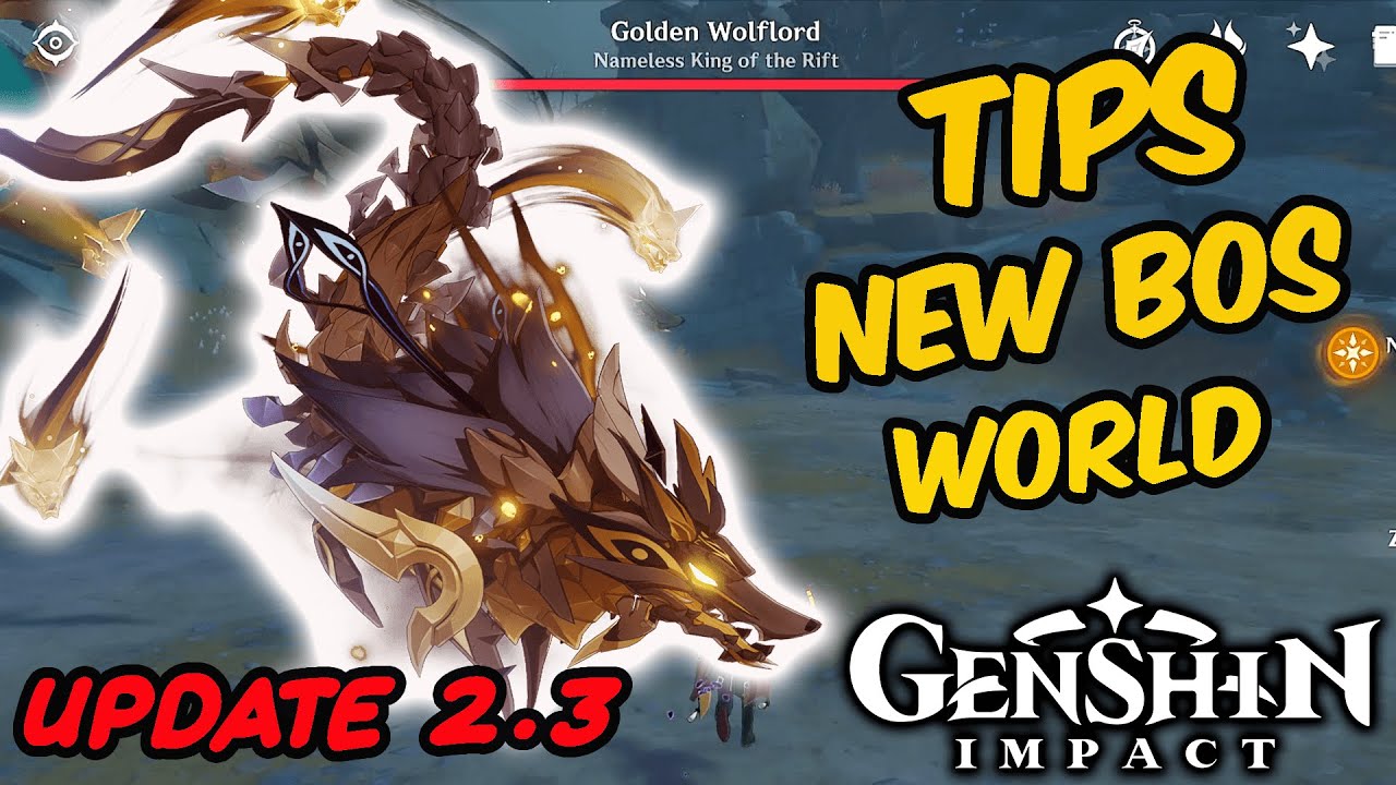 Tips melawan World Bos Golden Wolflord tanpa healer - Genshin Impact