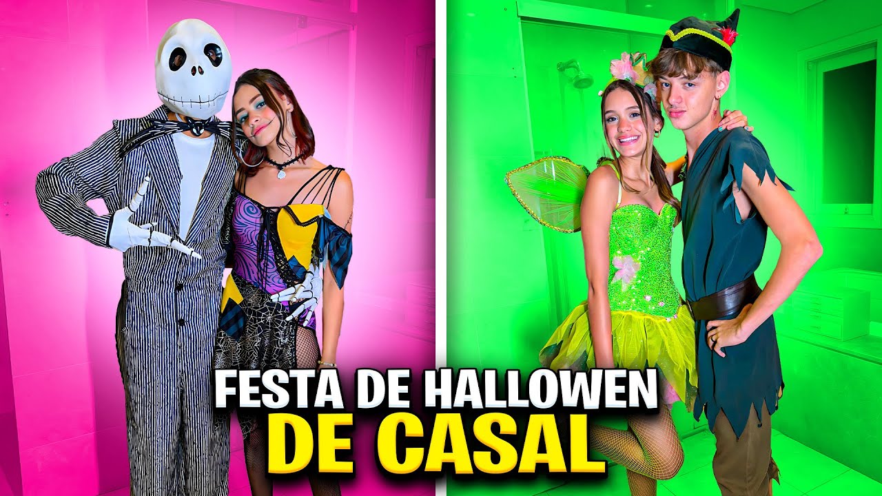 ARRUME-SE COMIGO PARA FESTA DE HALLOWEEN DE CASAL