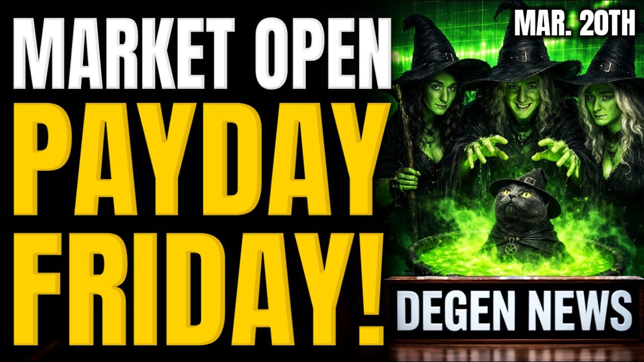 STOCK MARKET OPEN: Quad Witching, Live Day Trading & Payday Friday!!!