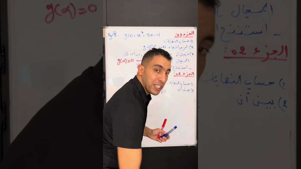 سؤال في الدوال العددية حول المشتقة