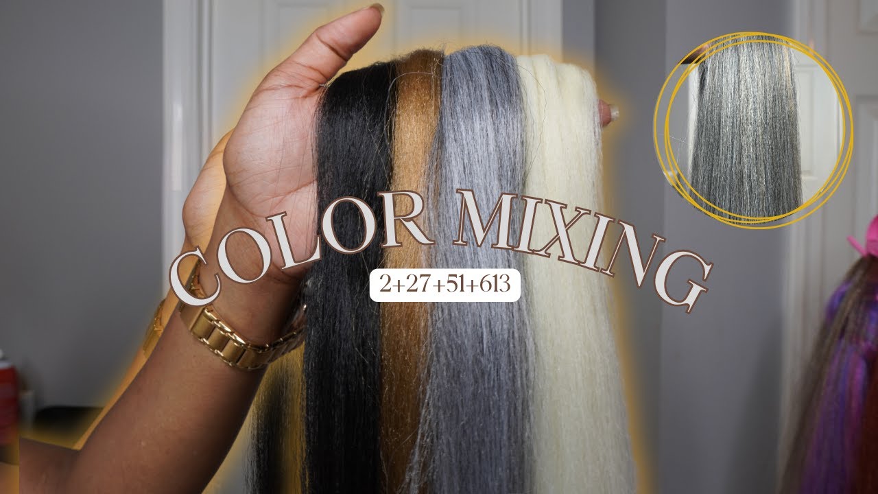 Try This If You Are Looking To Switch Up Your Gray Braids - How-To Blend Braiding Hair Tutorial