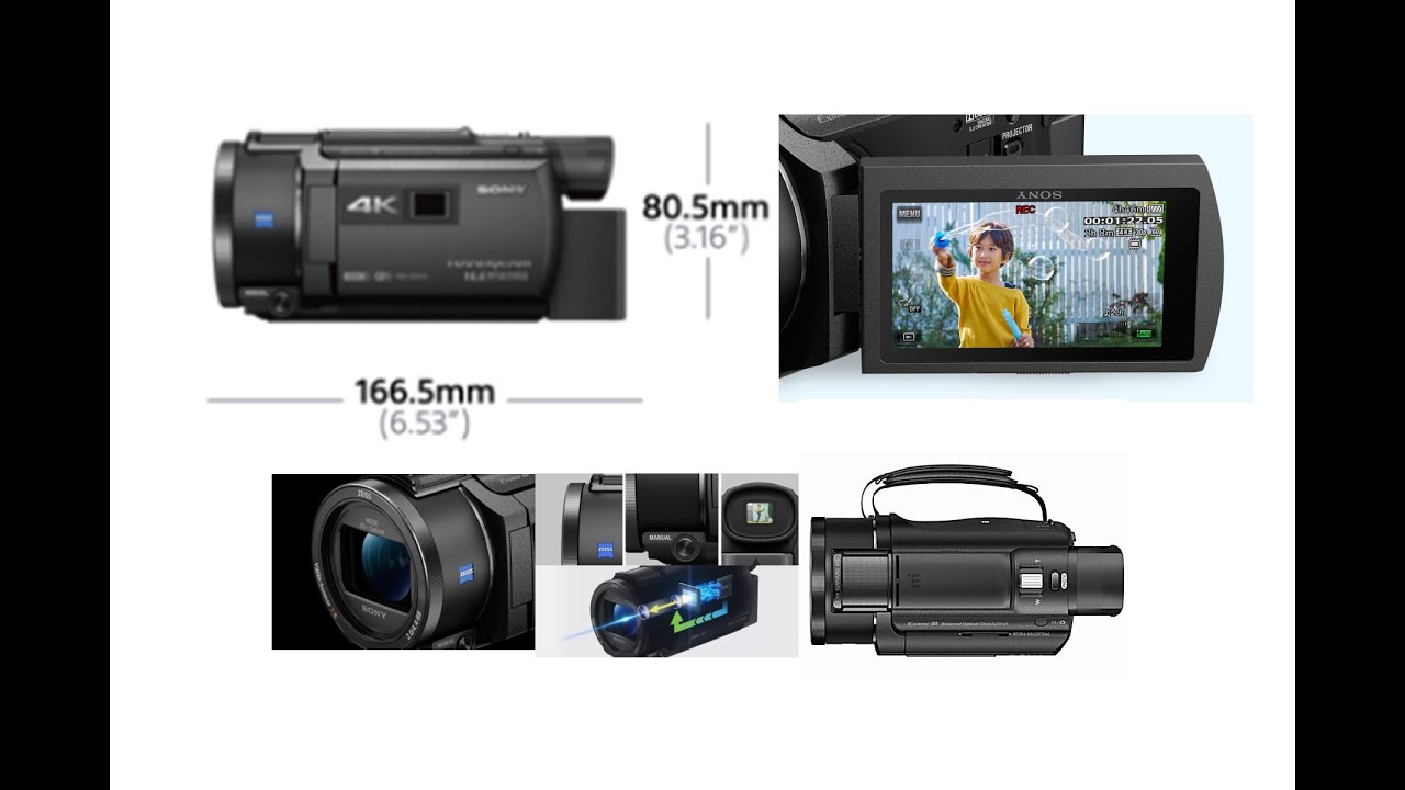 Axp55 4k Handycam&reg; With Built in Projector Fdr axp55 4K Ultra HD (3840 x 2160) recording