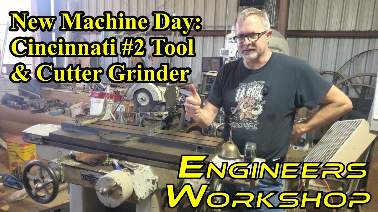 New Machine Day! Cincinnati #2 Tool & Cutter Grinder