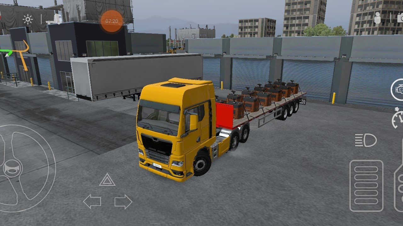 UNIVERSAL TRUCK SIMULATOR GAMEPLAY-DRIVING MAN TRUCK ON MY WAY TO EBERSBERG ALWAYS ON THE ROAD 🚛