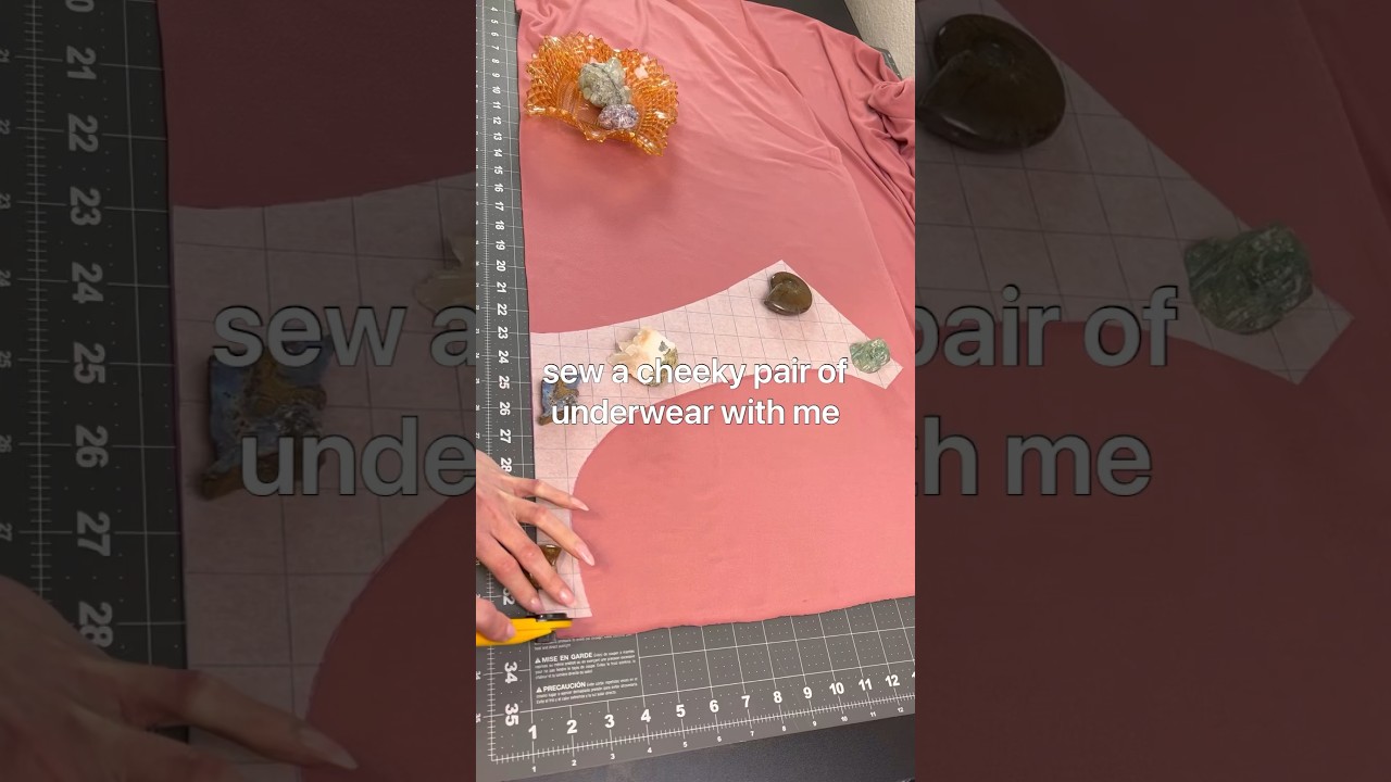 Sewing a cheeky pair of underwear #sewing #sewingtutorial #sewingtechniques